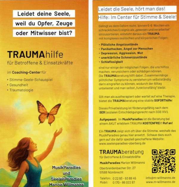Flyer Traumahilfe