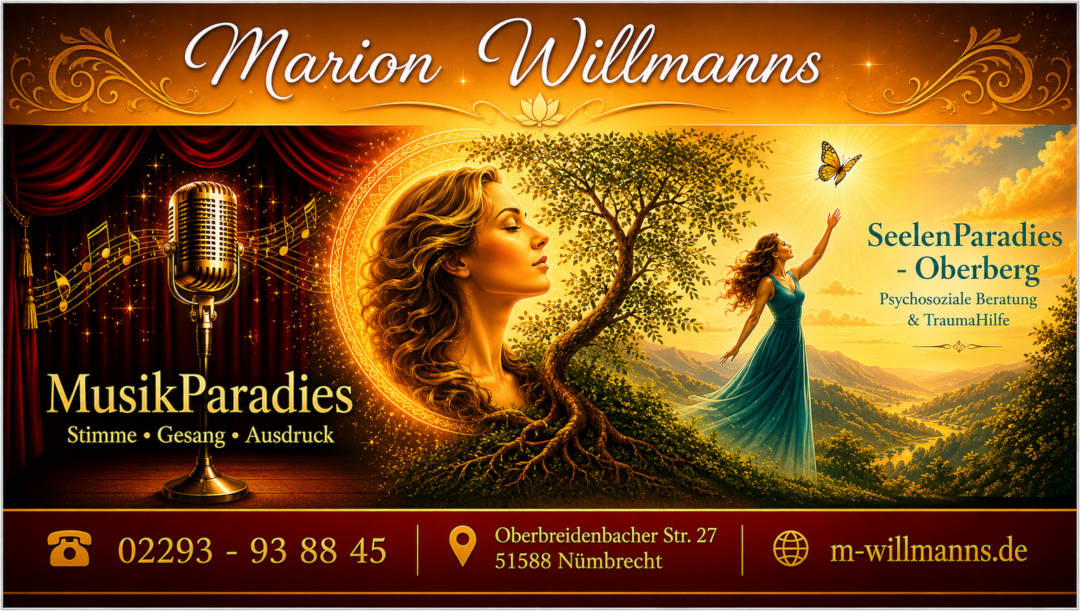 Marion Willmanns - MusikParadies und SeelenParadies Oberberg